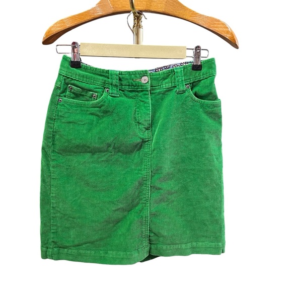 Boden Dresses & Skirts - BODEN ~ Bright Green Corduroy Mini Skirt